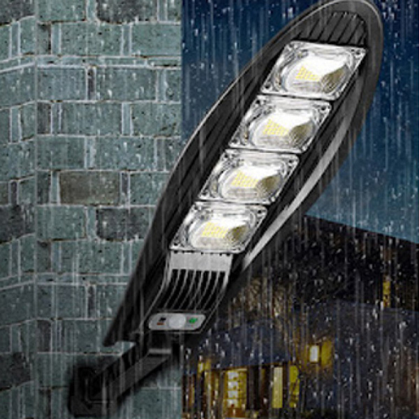 ARRANGO® Επιτοίχιος Αδιάβροχος Ηλιακός LED Προβολέας - Φωτιστικό Δρόμου 50W με Αισθητήρα Κίνησης & Τηλεχειριστήριο